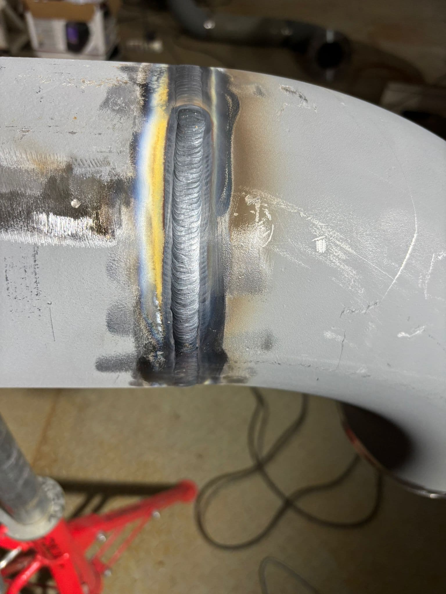 Reparación soldadura equipo crítico